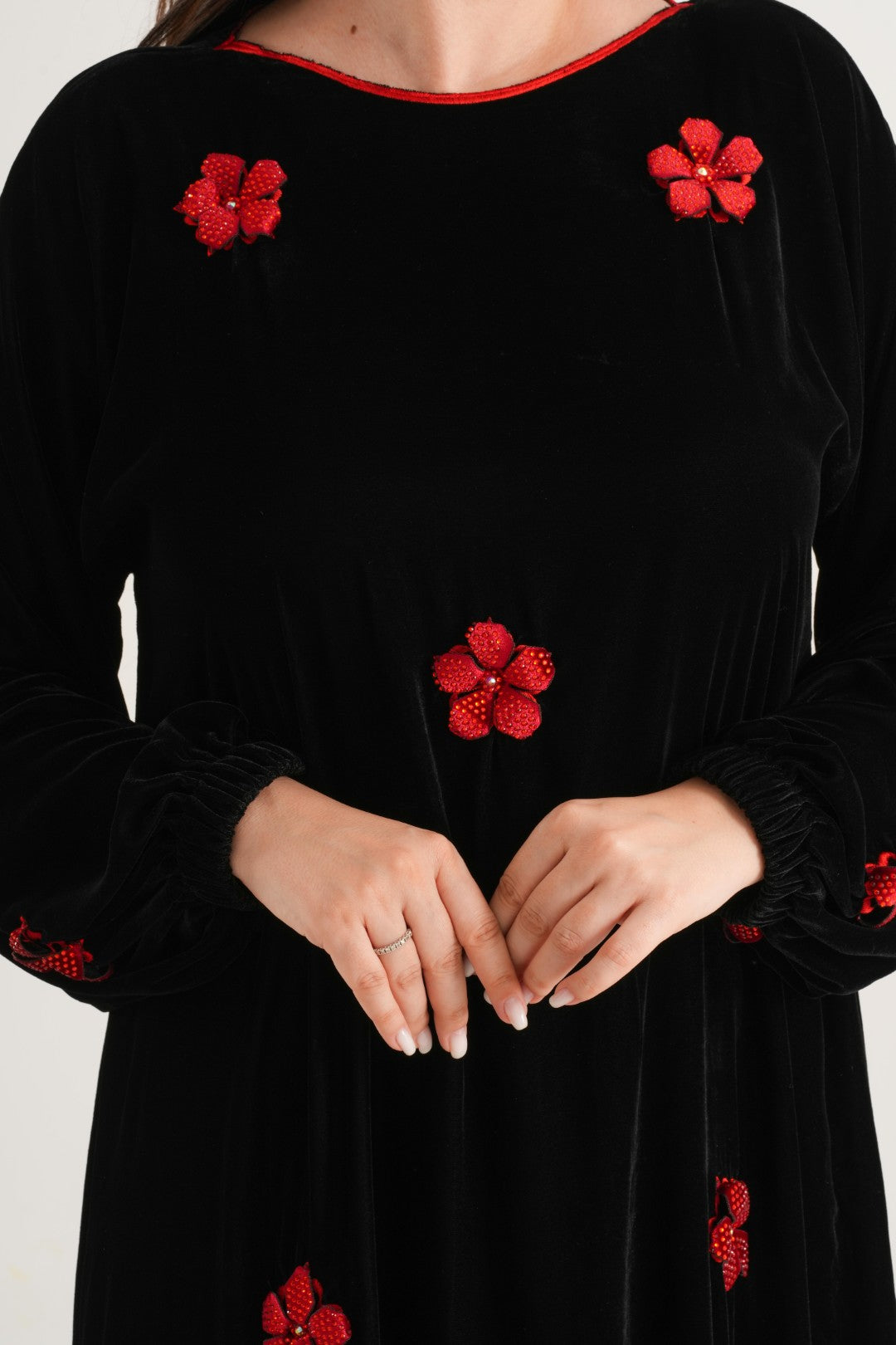 Black Rose Embellished