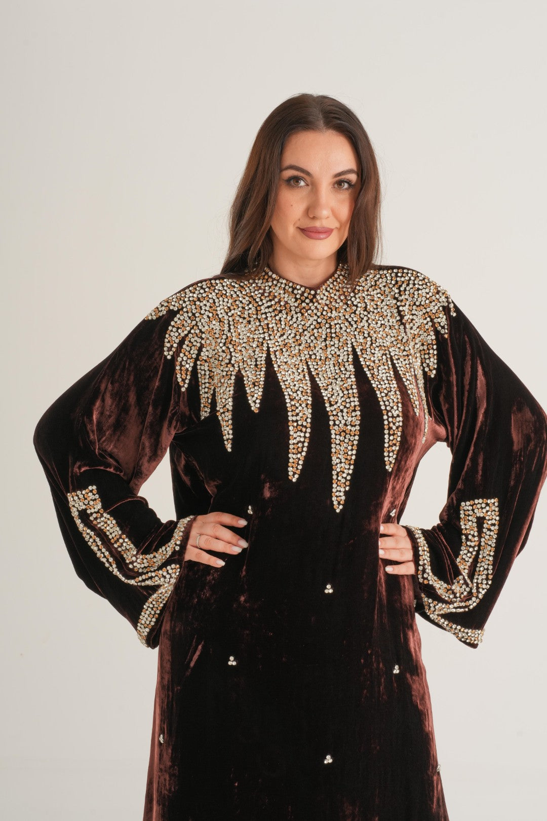 Belur Chocho Embellished Abaya