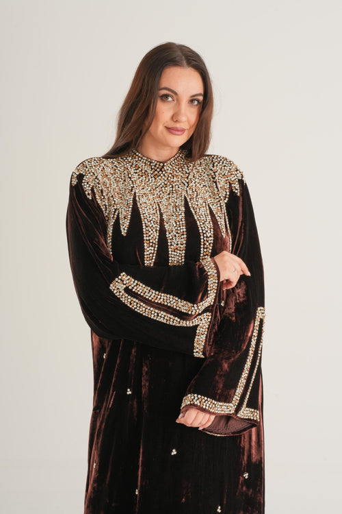 Belur Chocho Embellished Abaya
